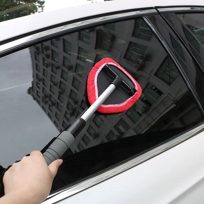 Streak-Free Car Window Cleaner - Mist Wiper & Microfibre Glass Scraper