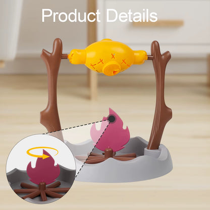 Creative Cats Slow Feeding Snack Toy Pet Interactive Food Feeding Device Educate Toys Fun Roast Chicken Leg 360° Rotating Feeder
