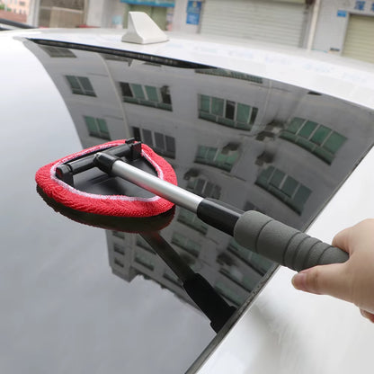 Streak-Free Car Window Cleaner - Mist Wiper & Microfibre Glass Scraper